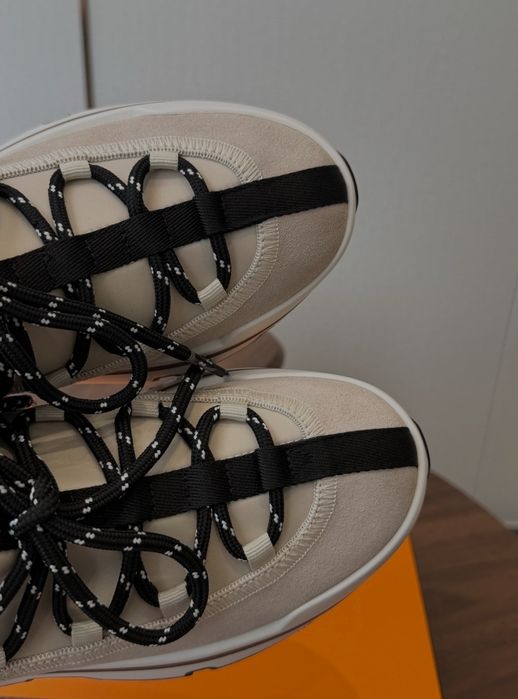 Hermes sneakersy męskie skórzane