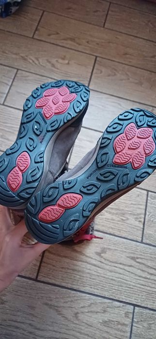 Skórzane śniegowce Quechua# brązowe buty zimowe r. 38