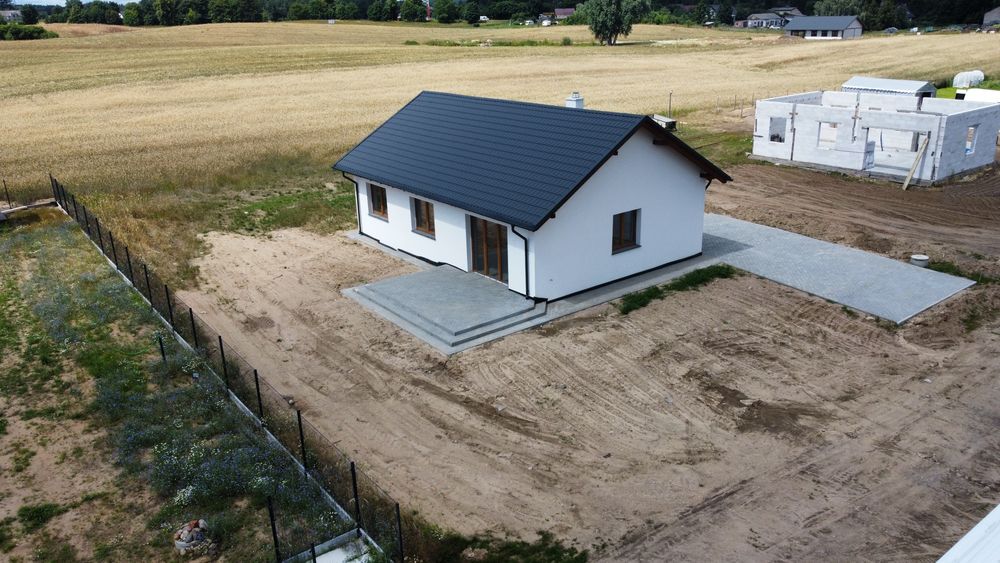 Nowy dom Parterowy do Jeziora 1km