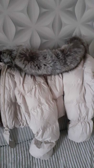 Kurtka puchowa z lisem