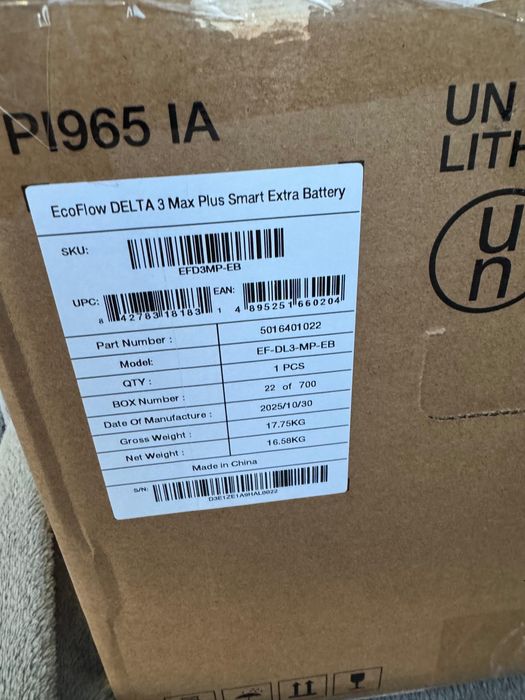 Ecoflow Delta 3 Max Plus Smart Extra Battery в наличии‼️