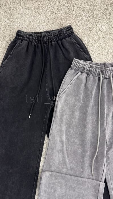 Прямі штани варенка трикотаж