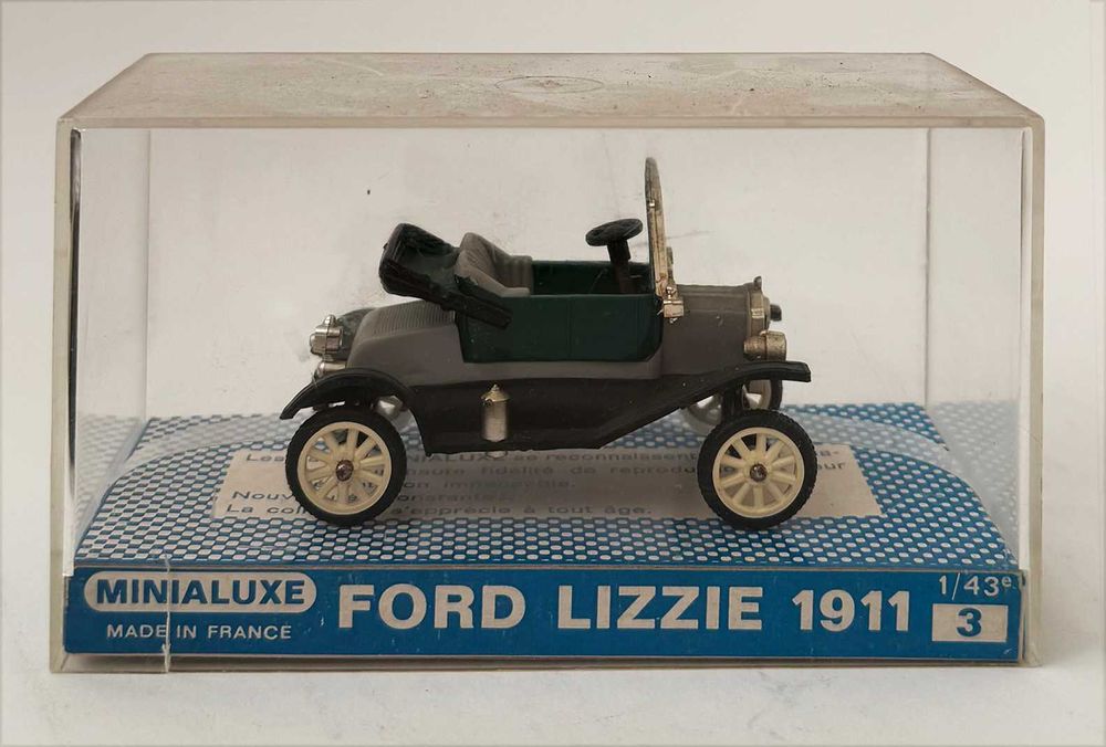 Minialuxe_FORD LIZZIE 1911. Ref 3. Escala 1/43. Completo, em excelente estado geral.
