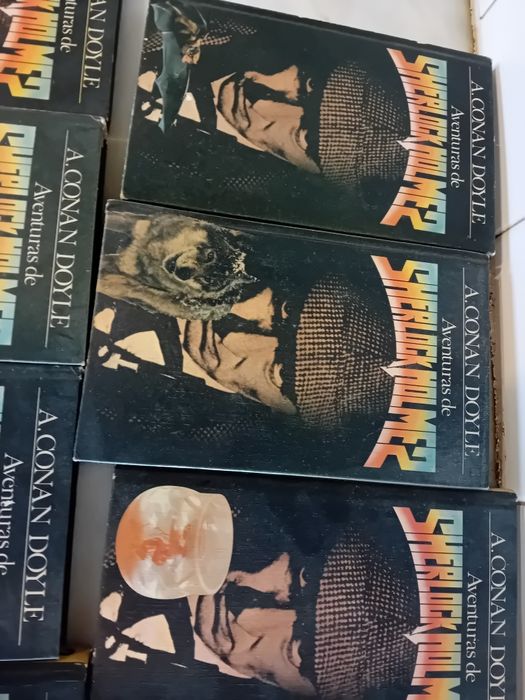 Conjunto de 7 Livros Colecção Sherlock Holmes