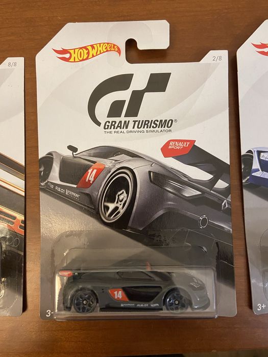 Conjunto 4x Hot Wheels Gran Turismo Set 2017