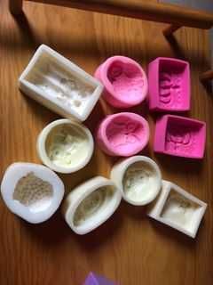 Moldes para sabonetes ou cozinha vários tamanhos e figuras