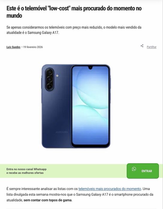 Samsung A17 5g novos