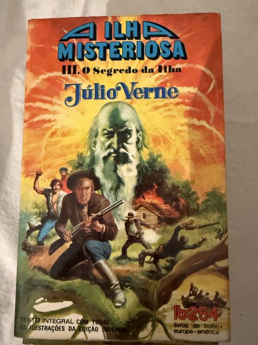 Lote 11 livros Júlio Verne — Coleção Livros de Bolso Europa-América