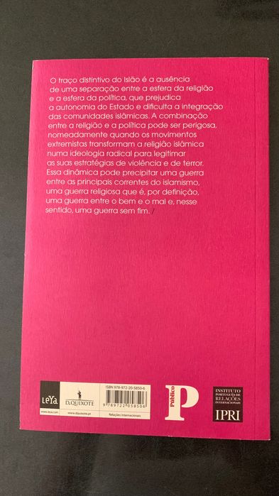 Livro “Islão - guerras sem fim” Cadernos D. Quixote 1