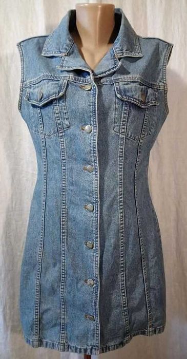 Сукня р. 44-46 джинсова світло-блакитна коттон