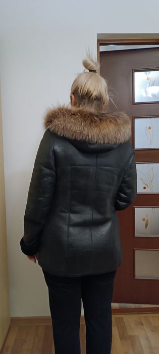 Жіноча дублянка шкіряна!
