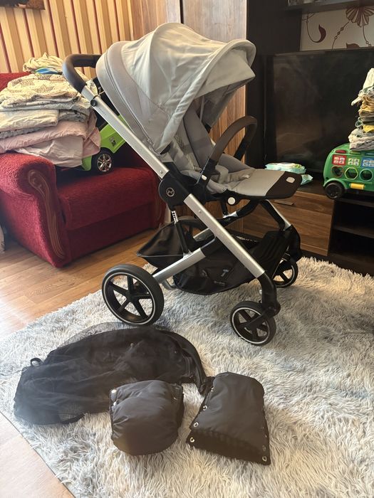 Продам прогулянковий візочок Cybex Balios S Lux Silver Stone Grey