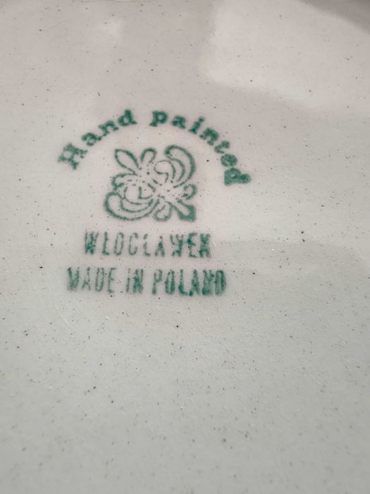 Włocławek Koło ceramika fajans - zestaw 28 elementów