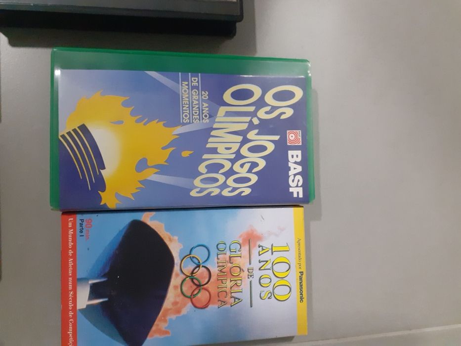 VHS antigos : segunda guerra mundial e jogos olímpicos