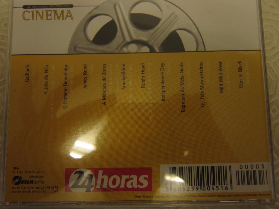 CD As Melhores Melodias do Cinema