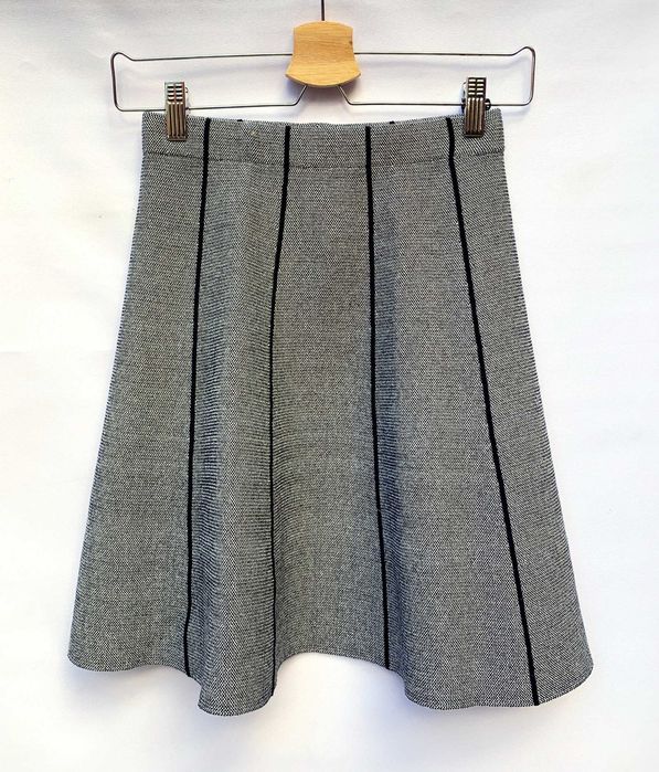 Spódniczka Szara Rozkloszowana Zara XS 34 Melanż