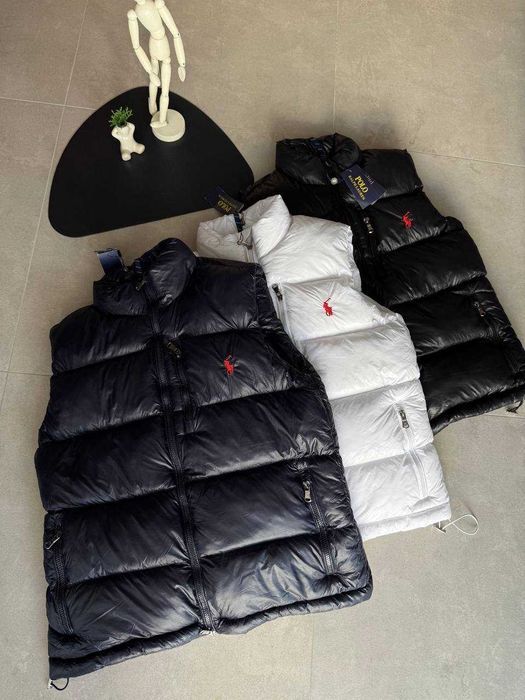Чоловіча Безрукавка жилетка  Polo Ralph Lauren Black поло armani