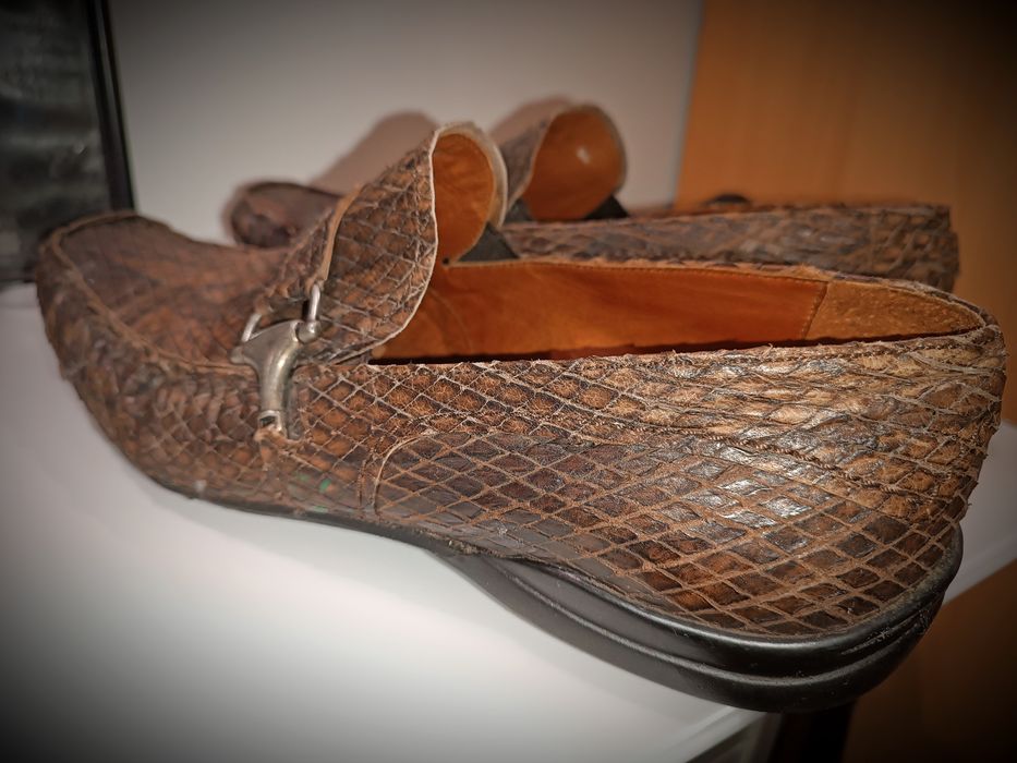 Sapatos Vintage Cohibas em Pele