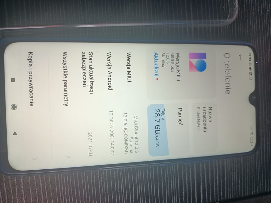 Telefon REDMI note 8