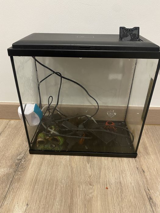 Aquario aquatlantis 18 litros+acessorias+alimento peixes