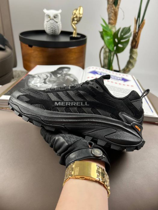ТОП! Чоловічі кросівки Merrell Moab Speed 2 All Black 41 42 43 44 45