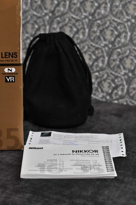 Об'єктив Nikon 16-35mm f/4G ED VRII AF-S Nikkor