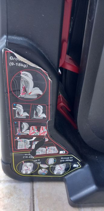 Cadeira auto criança pierre cardin
