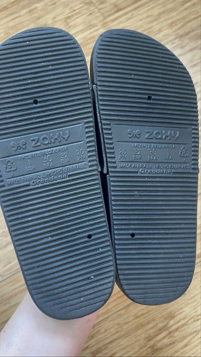 Klapki ZAXY rozm EUR 32 długość wkładki 20,4 cm