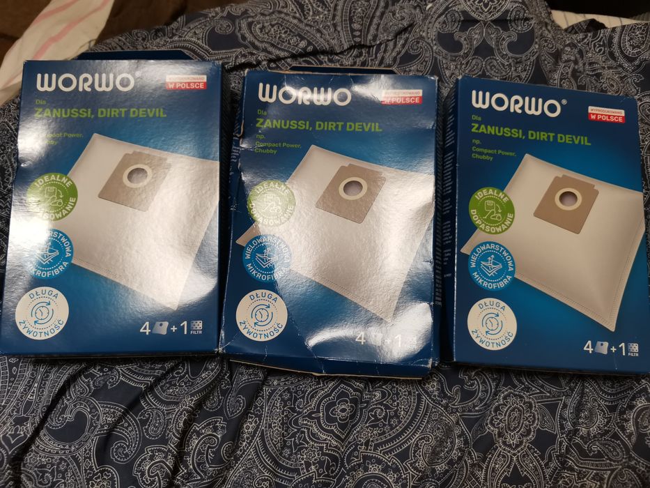 Sprzedam worki do odkurzacza ZMB07 nowe 12 szt