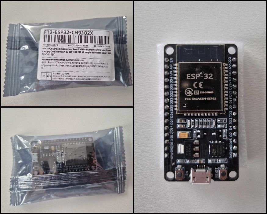 Plytka rozwojowa ESP32 WiFi Bluetooth, nowa zapakowana