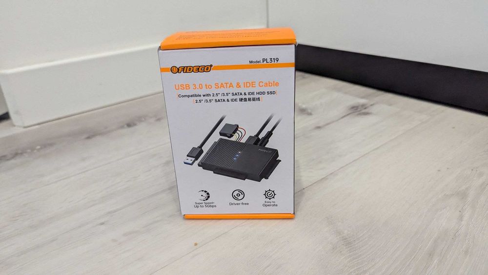 Док-станція Fideco для 2.5"/3.5" SATA/IDE HDD/SSD USB 3.0 адаптер