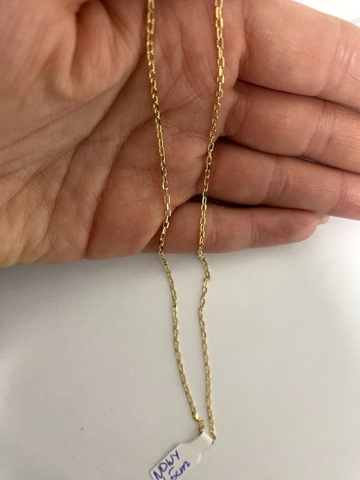 ZŁOTY, nowy łańcuszek, 45 cm, 2,51 g, próba: 585, 14K