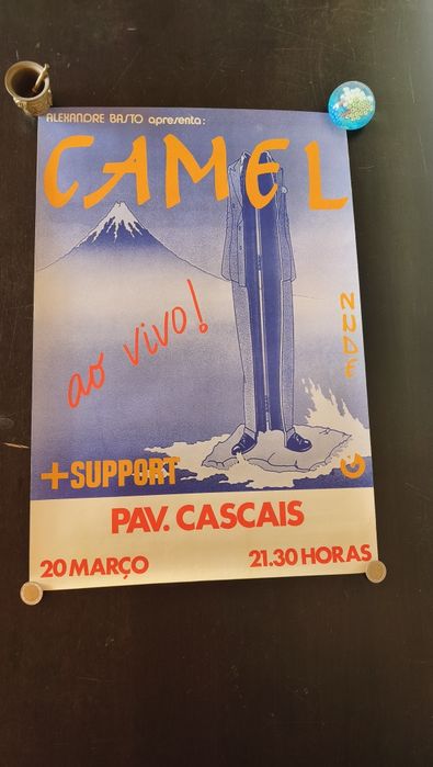 Cartaz Original Camel (Cascais 1981) – O Mítico "Concerto Fantasma" da Nude Tour