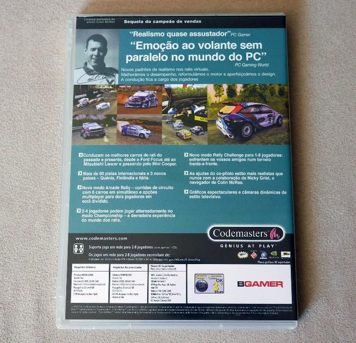 Jogos PC (3 em caixa DVD normal e 1 em caixa de cartão)