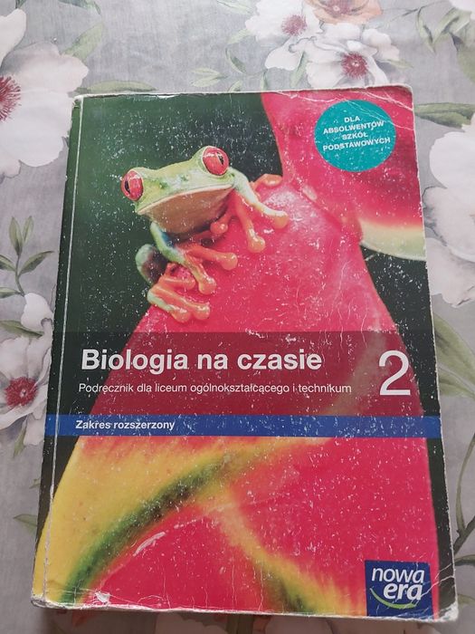 Podręcznik " Biologia na czasie 2 " zakres rozszerzony Nowa Era