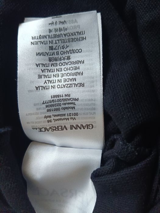 Versace polo czarne 3XL