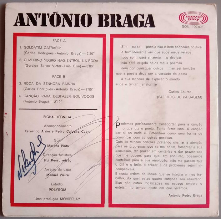 António Braga - - - - - Soldadim Catrapim - - - - - EP