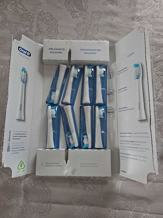 8x Końcówka do szczoteczki Oral-B Pulsonic