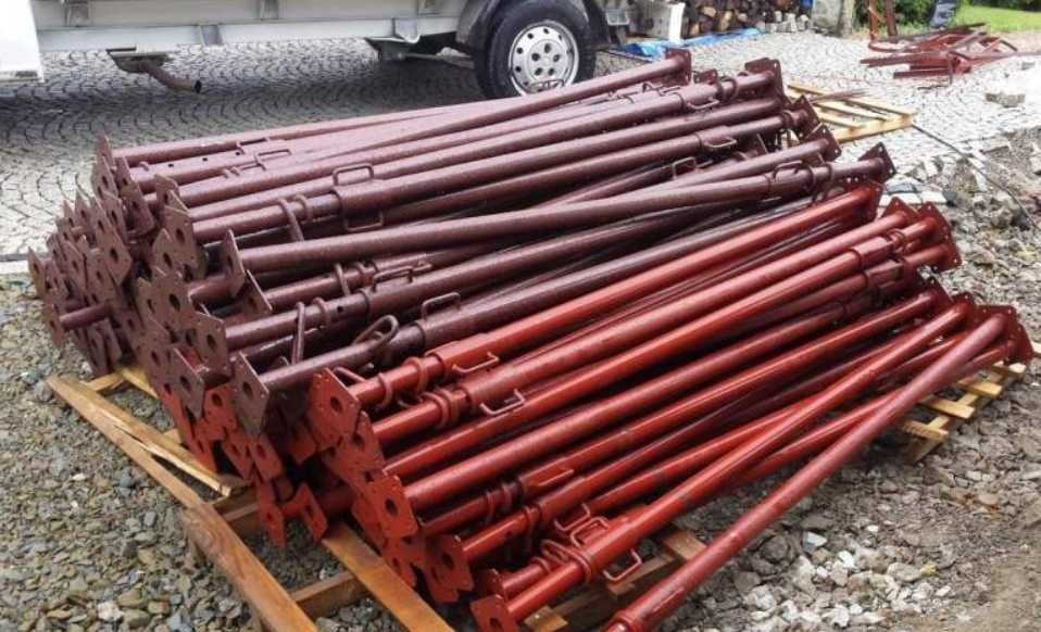 Stemple budowlane regulacja 2m-3,6m, transport - Do wypożyczenia