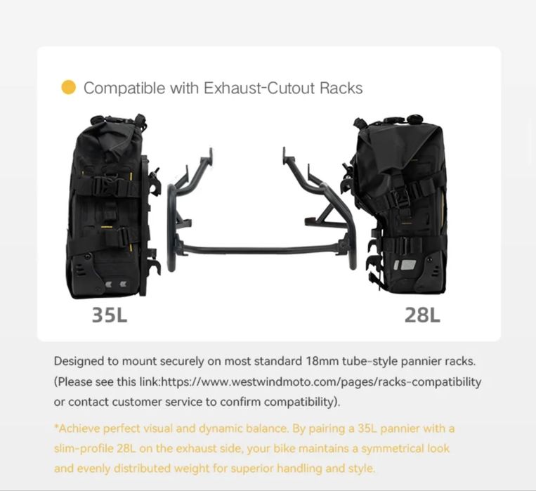soft luggage moto 30 litros