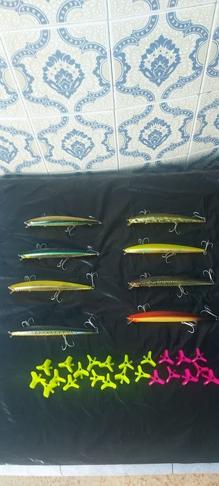 Amostras para a pesca ao spinning