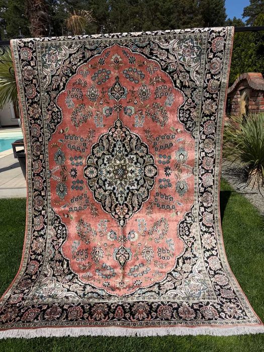 Nowy Jedwabny r.tkany dywan perski GHOUM / Qom 280x175 NAJTANIEJ W POLSCE