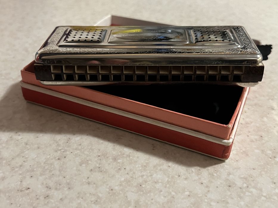 Вінтажна губна гармошка M. Hohner Triumph 1153/32 C/G (Німеччина)