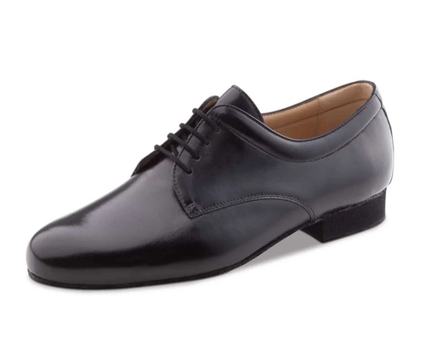 Werner Kern - Męskie buty do tańca 28048 - Skóra Czarny - z wkładką UK