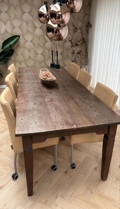 Stol kolonialny drewniany