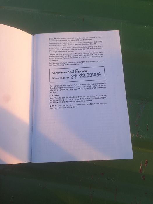 Siewnik zbożowy Amazone D8 special  2.5m