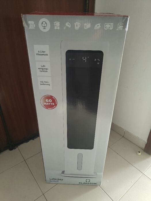 AC portátil, climatizador evaporativo com barras de gelo