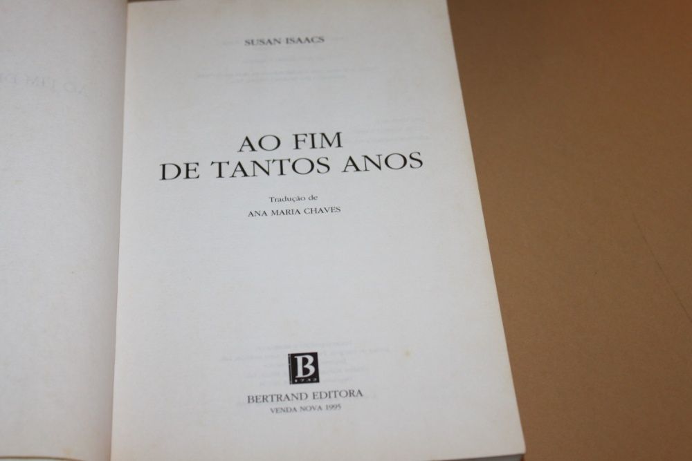 Ao Fim de Tantos Anos// Susan Isaacs