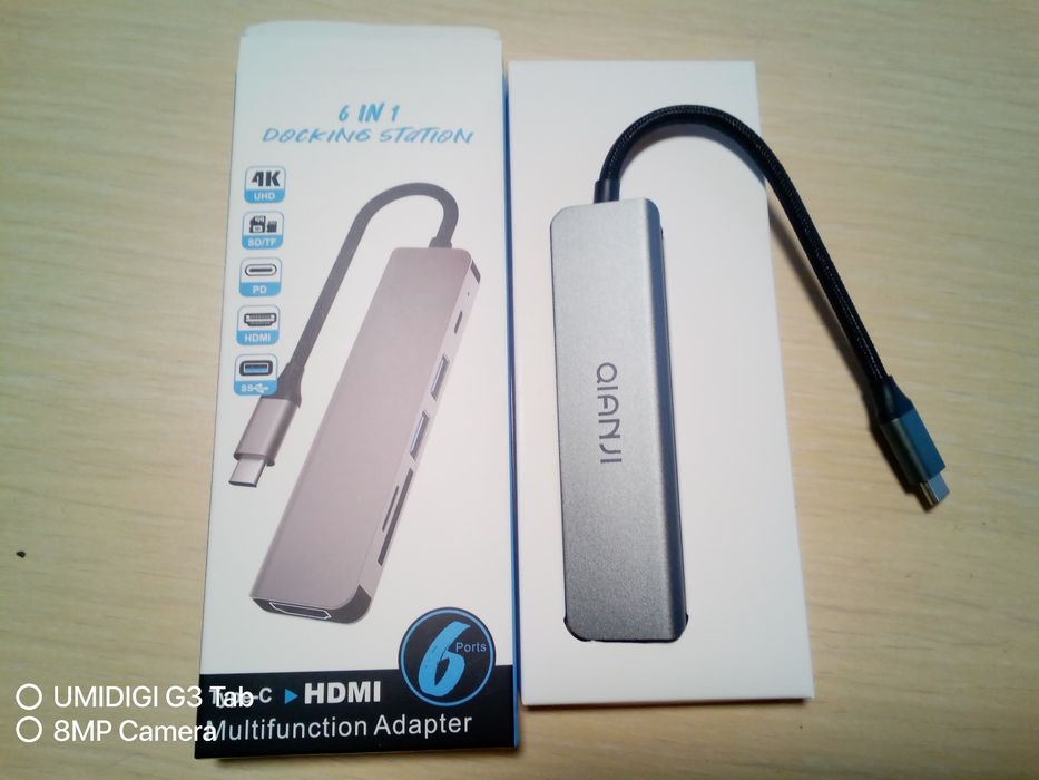 USB hub док-станція 6 in 1