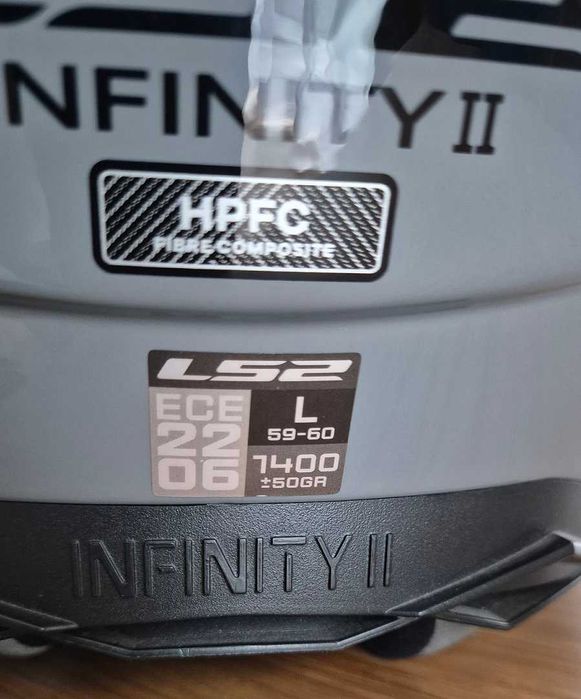 Kask otwarty LS2 Infinity, rozmiar L (59-60)